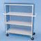 Healthline - Linen Cart w/Cover, 48" x 20" Shelf, 3 Shelves - LC483W5