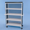 Healthline - Linen Cart w/Cover, 48" x 20" Shelf, 4 Shelves - LC484W5