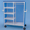 Healthline - Linen Cart w/3 Small & 1 Large Shelf - GSC484W5