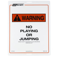 SR Smith - Sign "No Jumping From Lift" - For Multi-Lift # 900-5100A