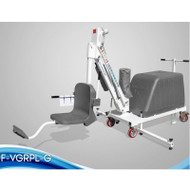 Aqua Creek - Lift, Mighty Voyager, 325 lb Cap (Sand Not Included), ADA Comp./UL Cert., Choose Colors - F-VGRPL-C - White with Gray Seat