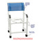 MJM Intl - Knocked Down Shower Chair, 18" Internal Width, 3" Twin Casters, 300 lbs Weight Cap. - 118-3-KDE - Description