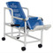 MJM Intl - Tilt Shower Chair w/Sling Seat, Buckle Safety Belt, Dual Swing Away Armrests, Footrest, 250 lbs Weight Cap. - 193-TIS-SL - Tilted