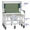 MJM Intl - Bariatric Shower Chair, 30" Int. Width, (8 Heavy Duty Casters 5" x 1.25"), 10 Qt. Pail, 900 lbs Weight Cap. - 130-5HD-DB - Description
