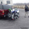 VersaHaul - Double Motorcycle Carrier w/Ramp - VH-55 DMRO - With motor bikes loaded.
