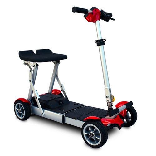 EV Rider - Gypsy Q2 Transportable/Foldable Mobility Scooter - Open Box w/Full Warranty - Gypsy Red