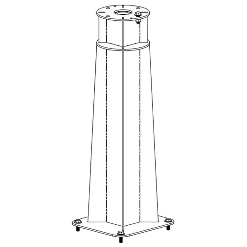 Aqua Creek - Pedestal - Mighty Lift - 36in High - Anchor Kit Not Included - F-MTY3PD
