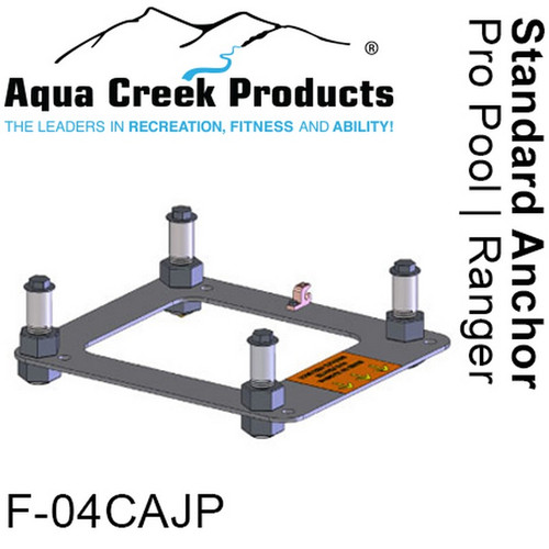 Aqua Creek - Anchor Kit for Mighty Pedestals up to 6" thick - F-04CAJP
