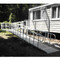 Roll-A-Ramp - Modular Ramp System 36" x 26', Loop Ends Handrail on one Side - M36-26-1L