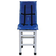 MJM International - Recl. bath / shower chair (XL) w/dual base & 5 TL casters - 225 lbs weight capacity - # 191-XLC-B-SP