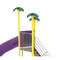 Spectrum Aquatics - Pool Slide - Single Flume 360 Triangle Deck - 1810371 - Palm Topper sold separately.