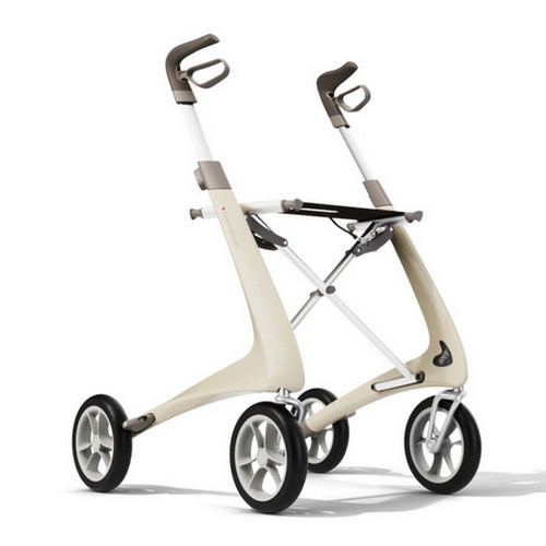 ACRE - Carbon Ultralight - Compact - Rollator - Outdoor & Indoor - Oyster White - 5713504001651
