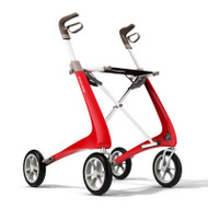 ACRE - Carbon Ultralight - Compact - Rollator - Outdoor & Indoor - Strawberry Red - 5713504001668
