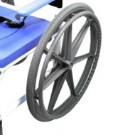 Healthline - Replacement 22" Quick Release Wheel Package for EZee Life Chair (Model 150) - 22QRWP-150