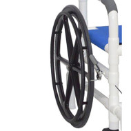 MJM International - Replacement 24" Wheel for Aquatic Rehab Shower Chair (Set of 2) - R-24WHEELS-SET