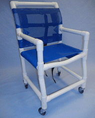 Healthline - 18" Width Shower Chair w/21" seat depth - Fabric Sling Seat - SC6013D-SLING-Custom