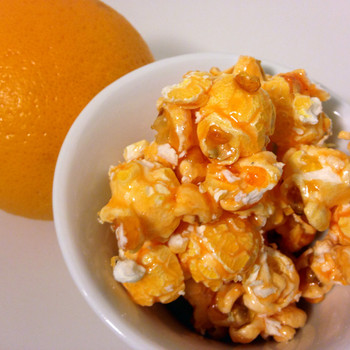 orange gourmet popcorn
