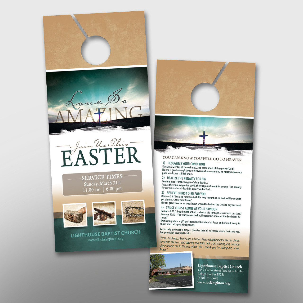 Love So Amazing Easter Door Hanger Small 14227 Ministry Supply