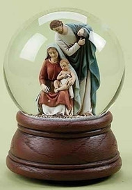Musical Holy Family Glitterdome 