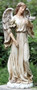 Garden Angel with Dove Garden Statue