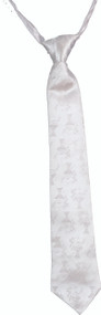 White Damask Chalice Print Tie (10324)