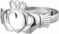 Sterling silver childrens claddagh ring.Claddagh Ring is made in Dublin Ireland. Sizes 4-8.