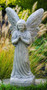 Praying Angel. Dimensions: H: 24", BW: 7", BL: 6",  Wt: 34 lbs. Made to order...Allow 3-4 weeks for delivery. Made in the USA!