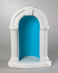 1120DS~ 26" Round Grotto for 18" Statue
Ht:26", BW: 19", BL:12"
Weight: 95 lbs
