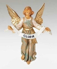 Fontanini Polymer 5" Scale Nativity Figures ~ Gloria Angel Figure