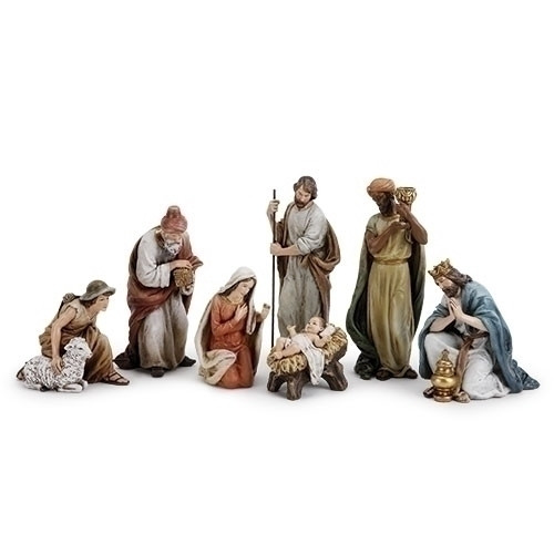 7 Pc Nativity With Shepherd Giftswithlove Inc