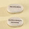 Faith Stones.  "The David Stone"  on one side the other side reads: "No problem is too big for God to handle".  Resin/stone mix. 1.25" x 1.75"