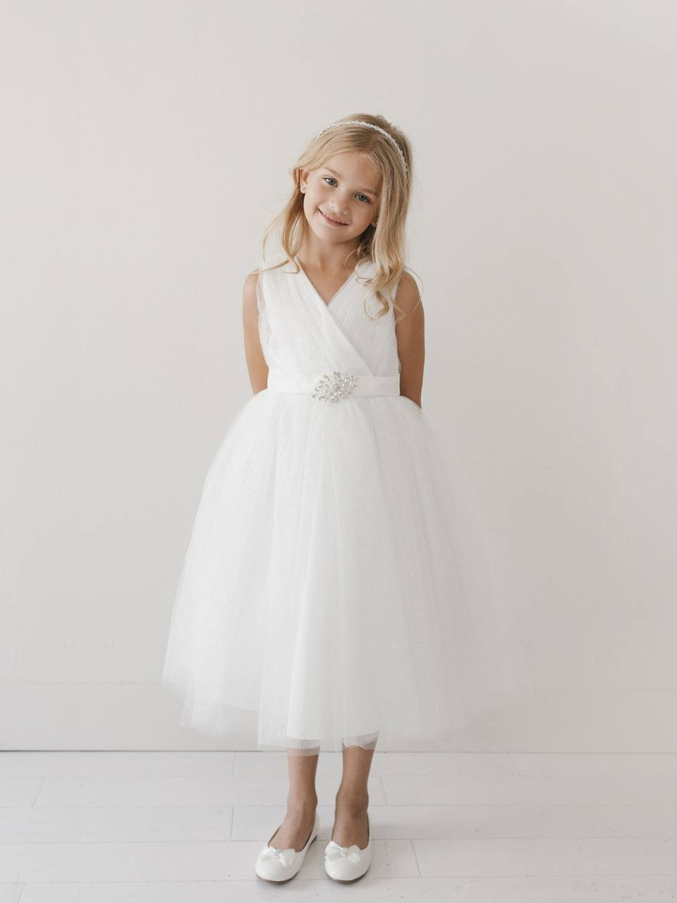 tulle communion dress