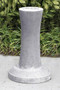Curved contemporary pedestal 
