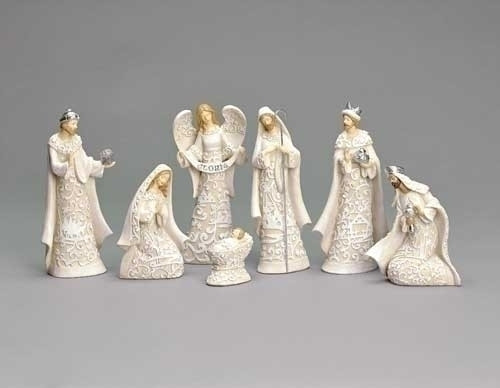 The 7-Piece Papercut Nativity Set from Gifts With Love.