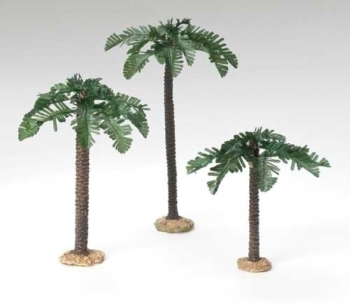 The Fontanini Nativity Palm Tree Figures.