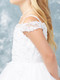 Stunning Off Shoulder Lace Applique Bodice with a Tulle Skirt
3 Dress Limit per Order!