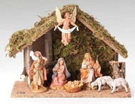 The Seven Piece Fontanini Nativity Set.