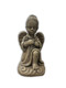 Girl  Angel 1311: Cement Outdoor Statues.    African American Praying Children Angels ~ Boy or Girl.  
Measurements:  H: 12.50",  BW: 6" BL: 7", Wt: 13 lbs. Wingspan is 8"
Handcrafted and made to order...Allow 4-6 weeks for delivery.  Made in the USA!