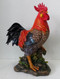 Beautifully detailed and painted Nativity rooster standing on a rock. 