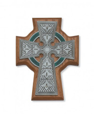 Celtic Cross,  Walnut or Cherry Stained