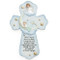 7"Angel Wall Cross. Materials: Resin/Stone Mix. Dimensions: 7.25"H X 4.8"W