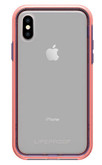 LifeProof SLAM Case iPhone X - Clear/Coral/Lilac