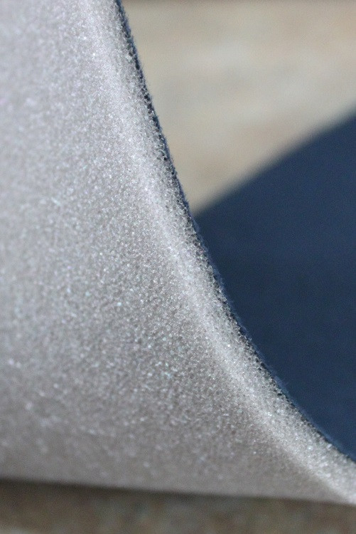 Silver Lining Dark Gray Foam Backed Headliner Fabric Texas Fabrics