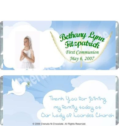 First Communion Candy Wrappers | The Candy Bar Wrapper