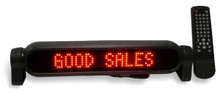100ER - 14" x 2" RED Programmable Message Boards