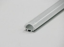#253 Aluminum Profile with Domed LED Diffuser - Angle View