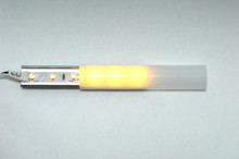 AL252: 8' Length Low Profile Aluminum Channel with Flat LED Diffuser