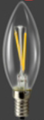 CANDLE Filament Bulb, E12, 2W, 4000K
