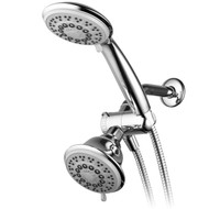 Power Spa® 30-setting G-Style Gray-Face Shower-Head Combo