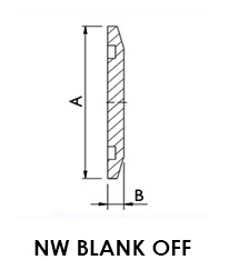 NW 50 Blank Off Flange (LVFBN50S)